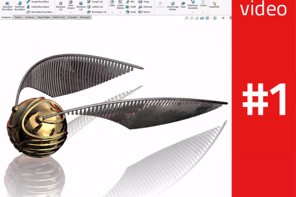 Golden Snitch in SOLIDWORKS