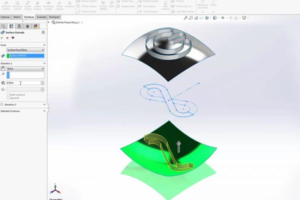 Video 2 SolidWorks Ring tutorial